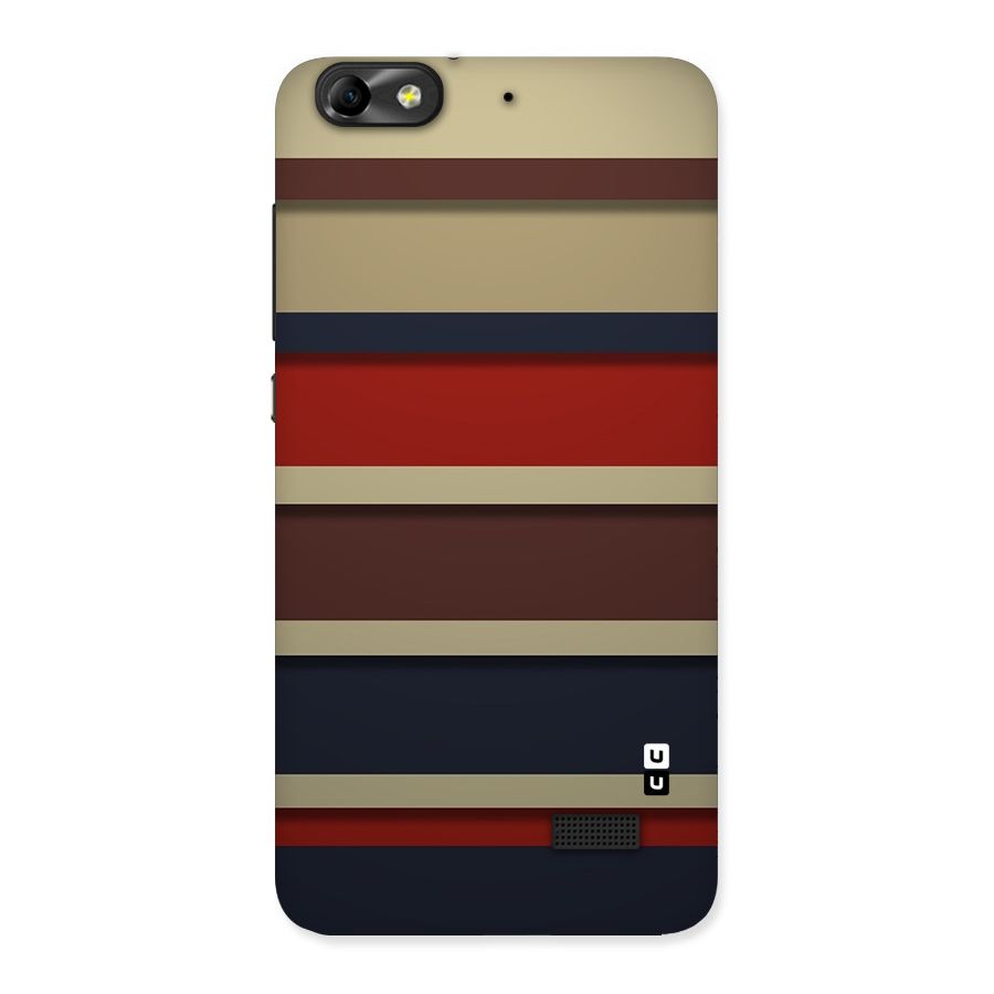 Elegant Stripes Pattern Back Case for Honor 4C
