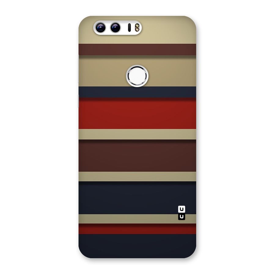 Elegant Stripes Pattern Back Case for Honor 8