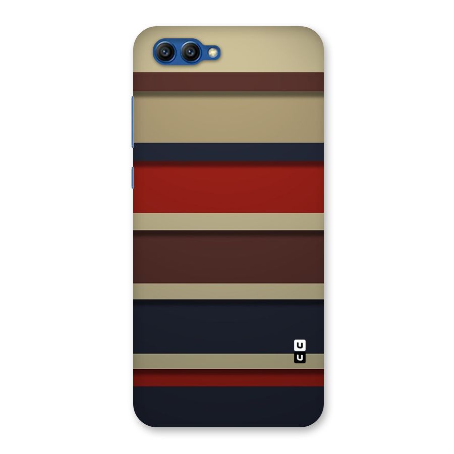 Elegant Stripes Pattern Back Case for Honor View 10