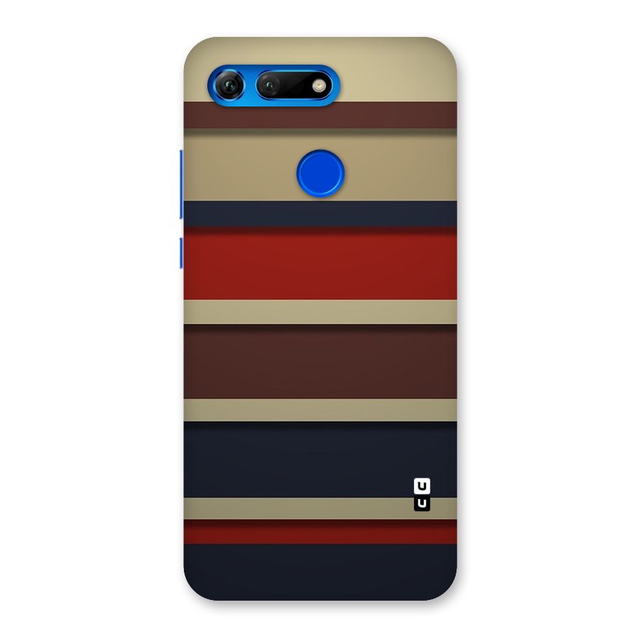 Elegant Stripes Pattern Back Case for Honor View 20