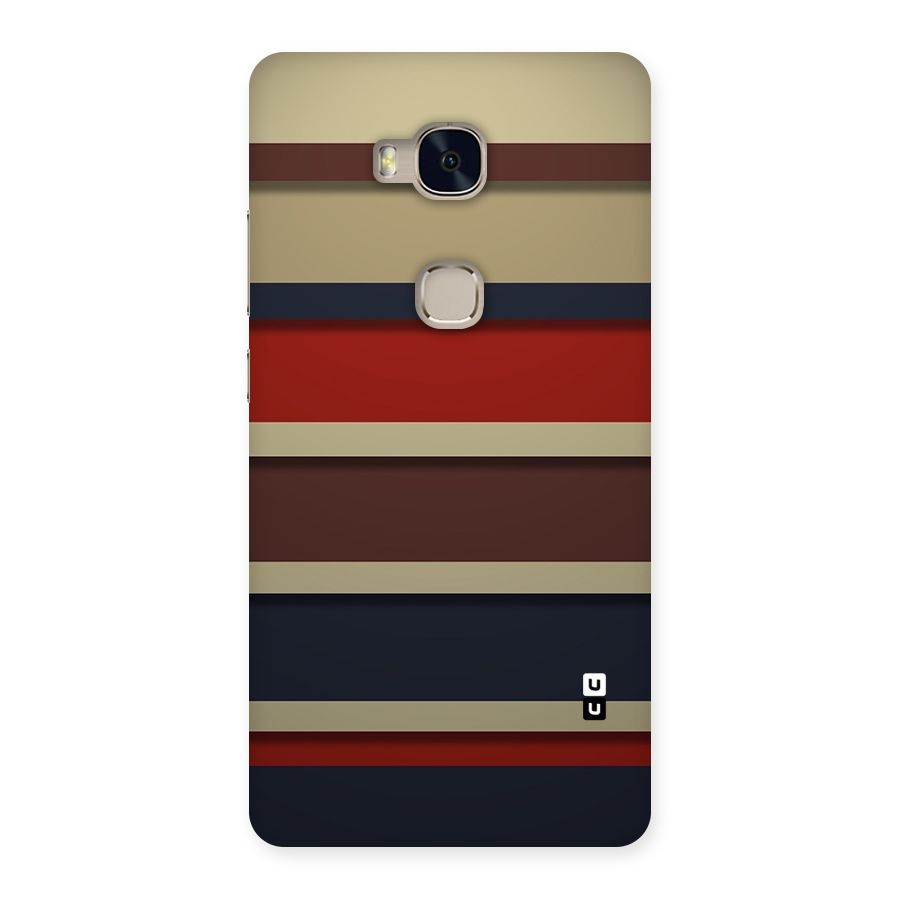 Elegant Stripes Pattern Back Case for Huawei Honor 5X