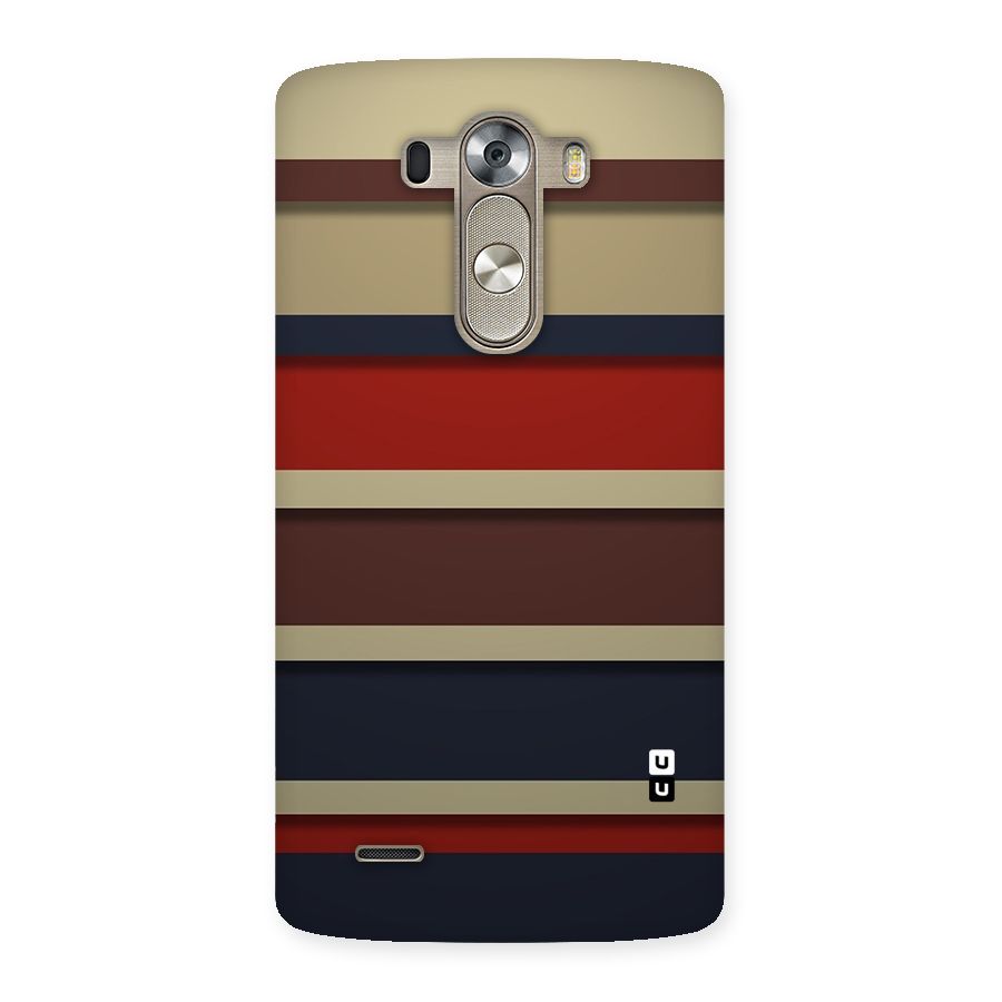 Elegant Stripes Pattern Back Case for LG G3