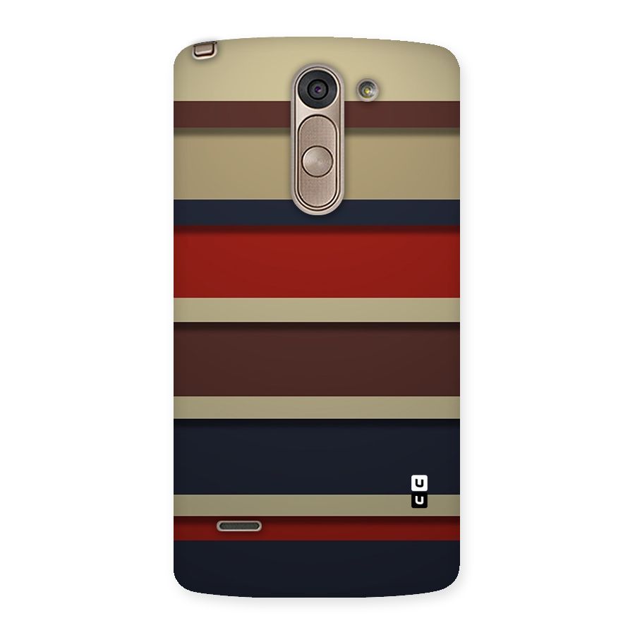 Elegant Stripes Pattern Back Case for LG G3 Stylus