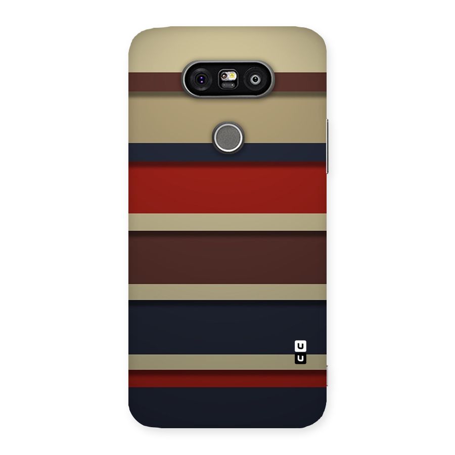 Elegant Stripes Pattern Back Case for LG G5