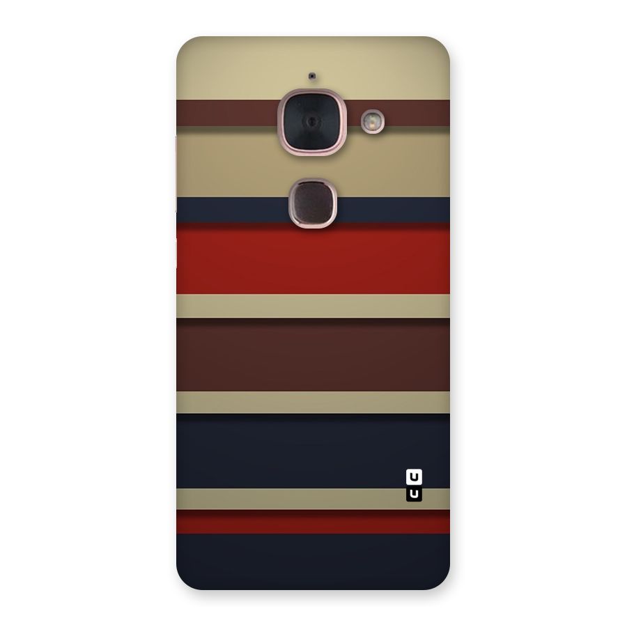 Elegant Stripes Pattern Back Case for Le Max 2