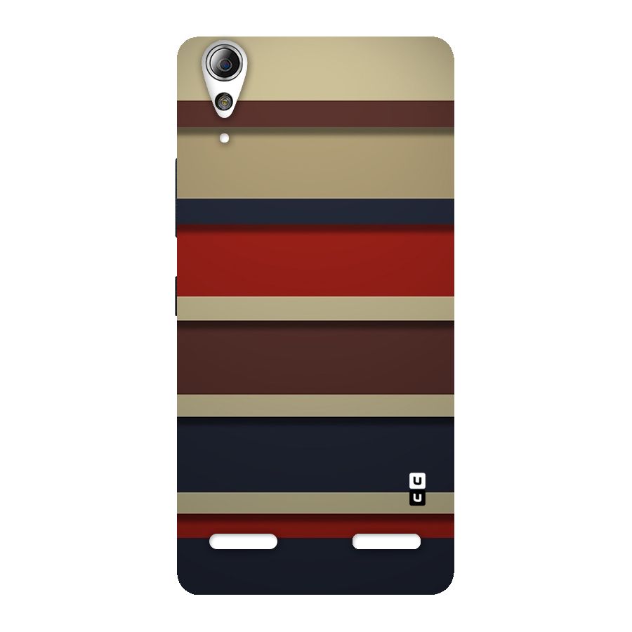 Elegant Stripes Pattern Back Case for Lenovo A6000
