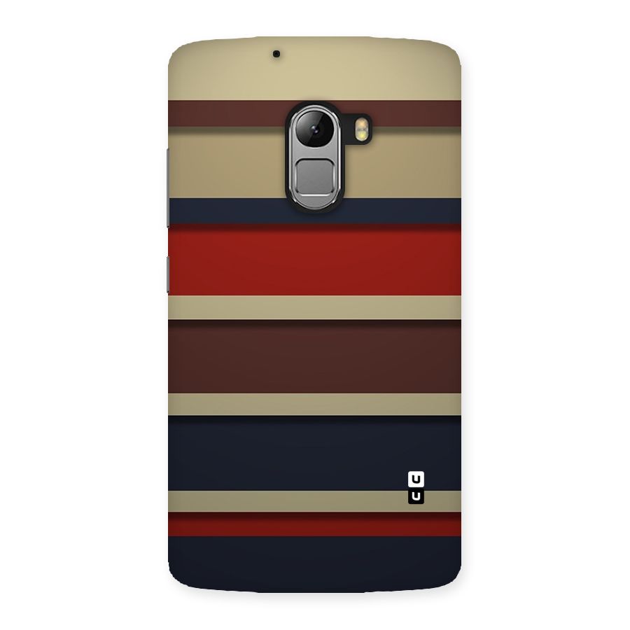 Elegant Stripes Pattern Back Case for Lenovo K4 Note