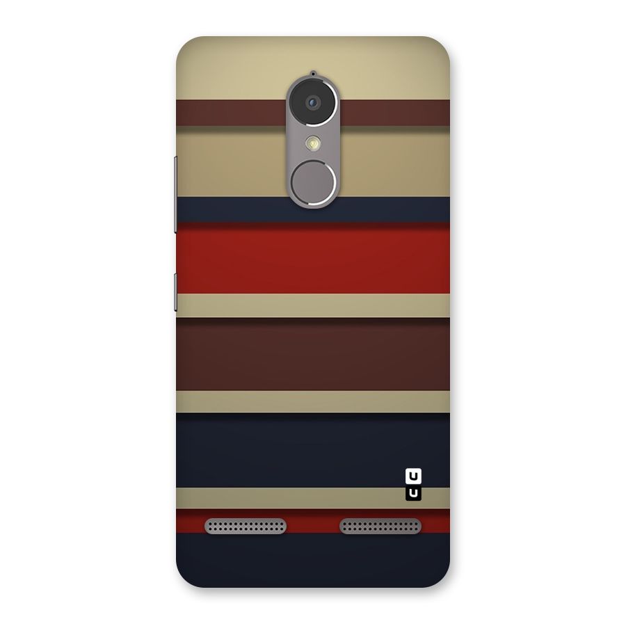 Elegant Stripes Pattern Back Case for Lenovo K6