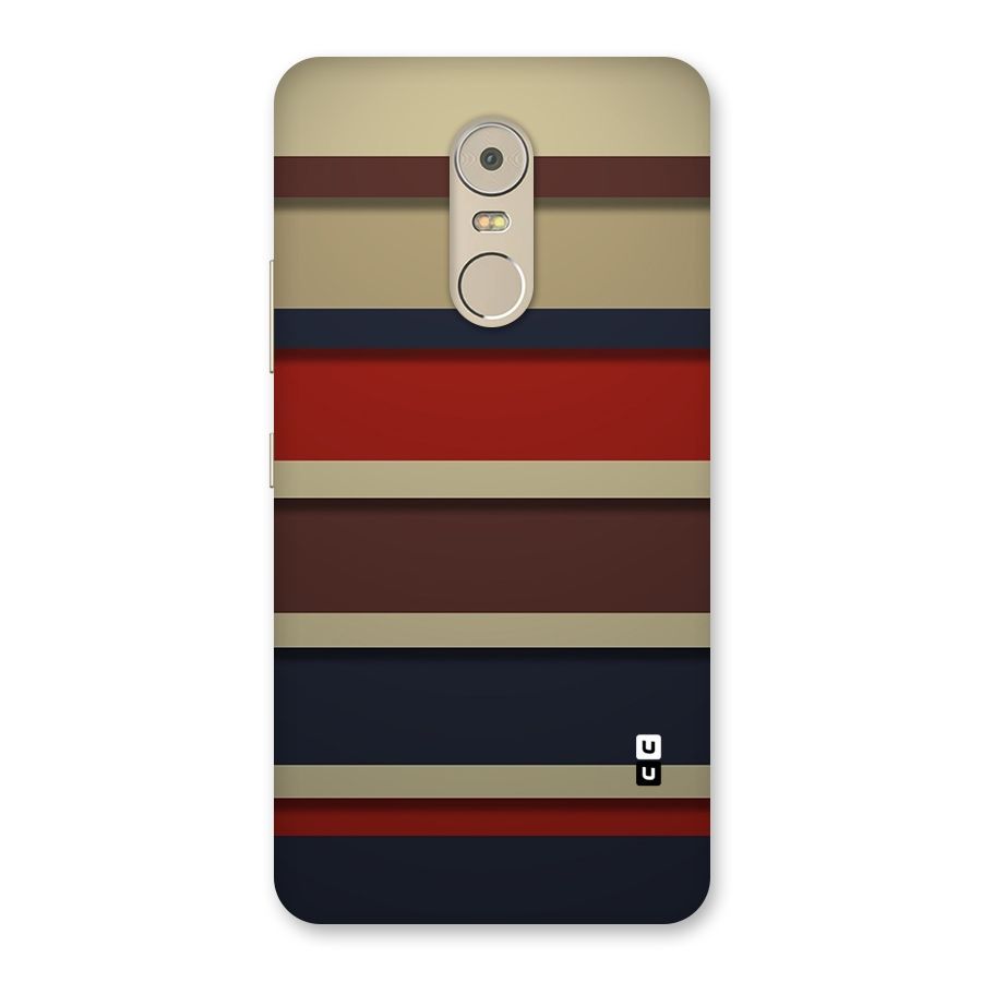Elegant Stripes Pattern Back Case for Lenovo K6 Note
