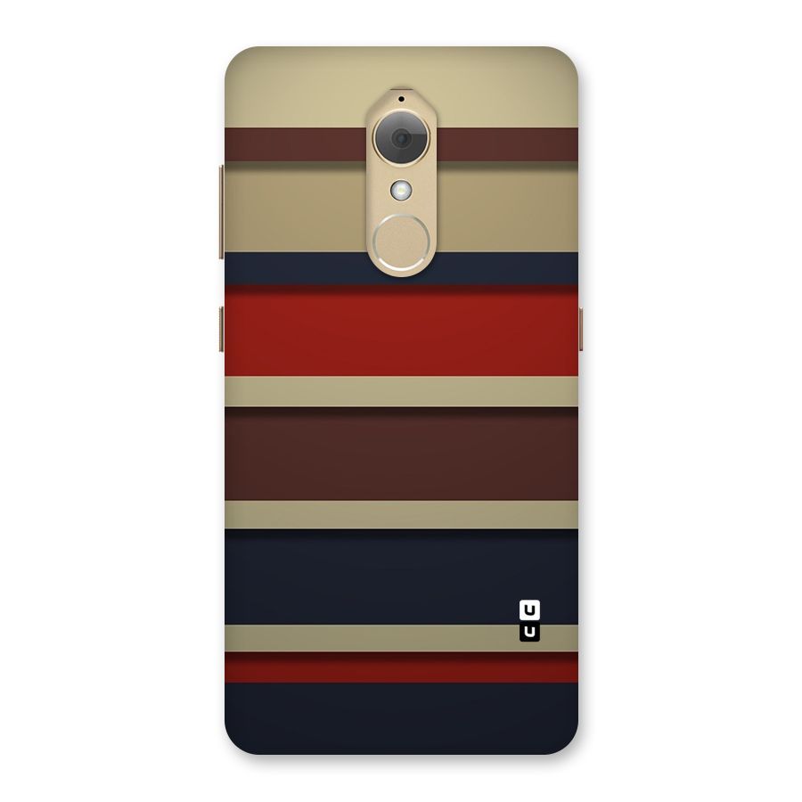 Elegant Stripes Pattern Back Case for Lenovo K8