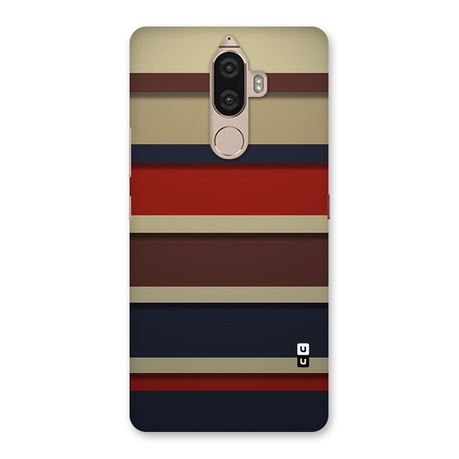 Elegant Stripes Pattern Back Case for Lenovo K8 Note