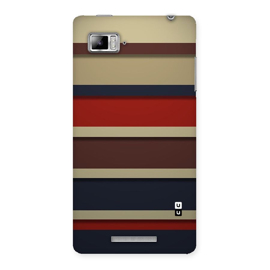 Elegant Stripes Pattern Back Case for Lenovo Vibe Z K910