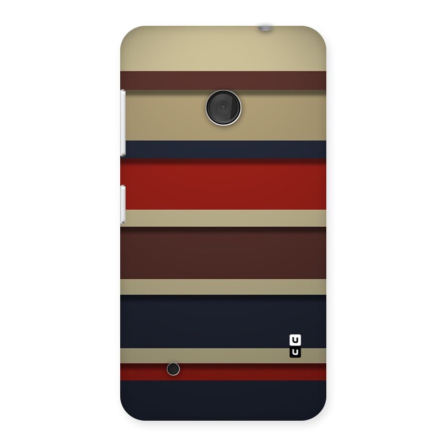 Elegant Stripes Pattern Back Case for Lumia 530