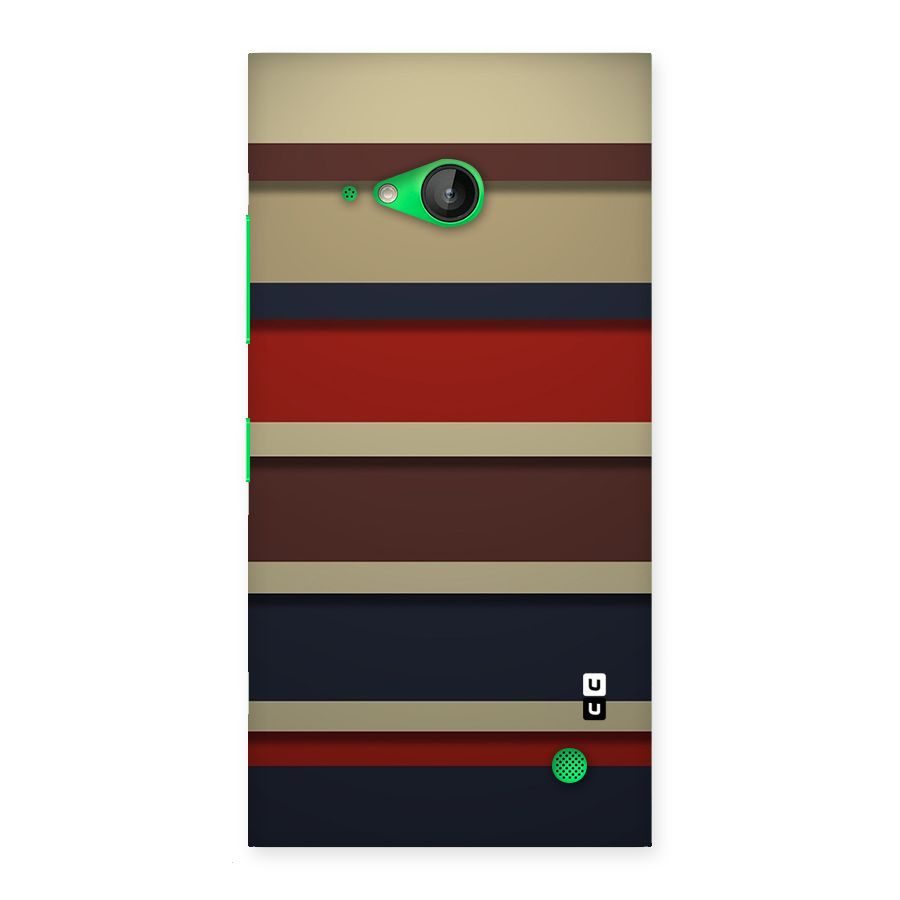 Elegant Stripes Pattern Back Case for Lumia 730