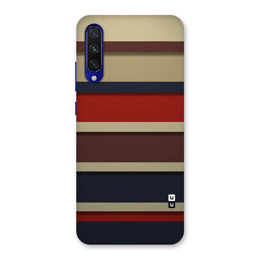 Elegant Stripes Pattern Back Case for Mi A3
