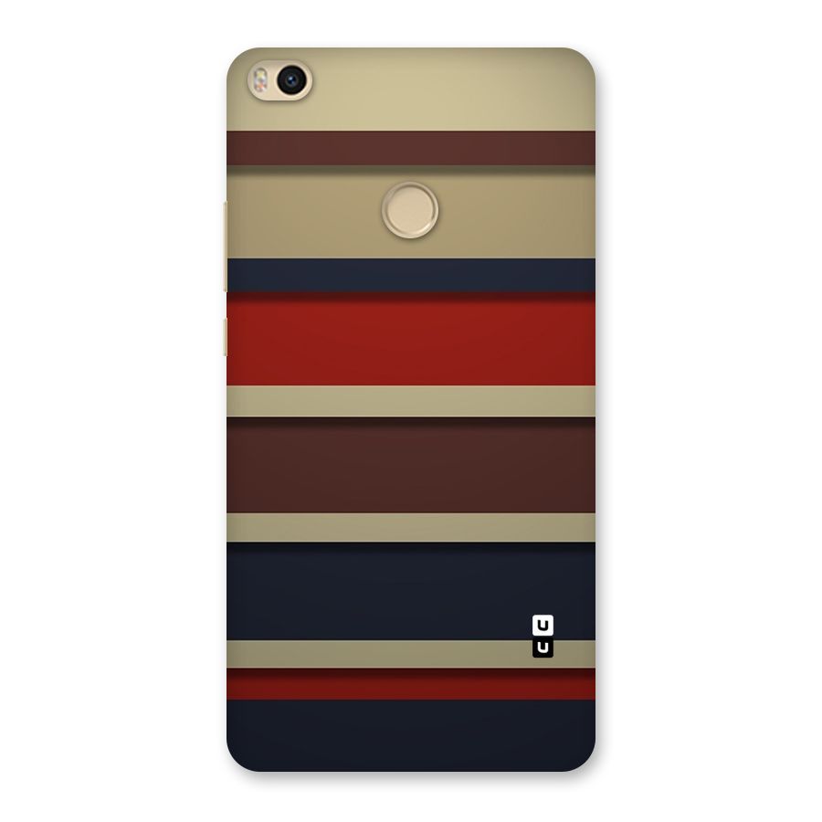 Elegant Stripes Pattern Back Case for Mi Max 2