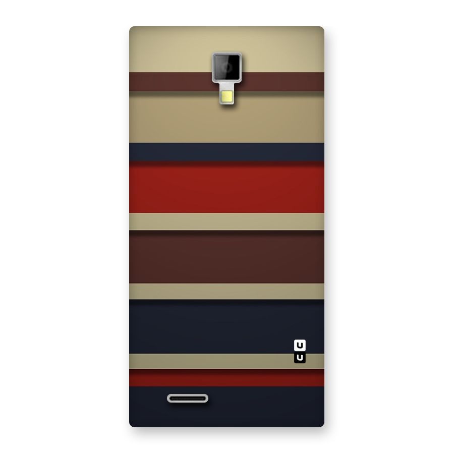Elegant Stripes Pattern Back Case for Micromax Canvas Xpress A99