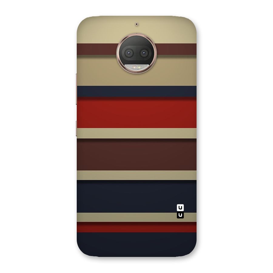 Elegant Stripes Pattern Back Case for Moto G5s Plus