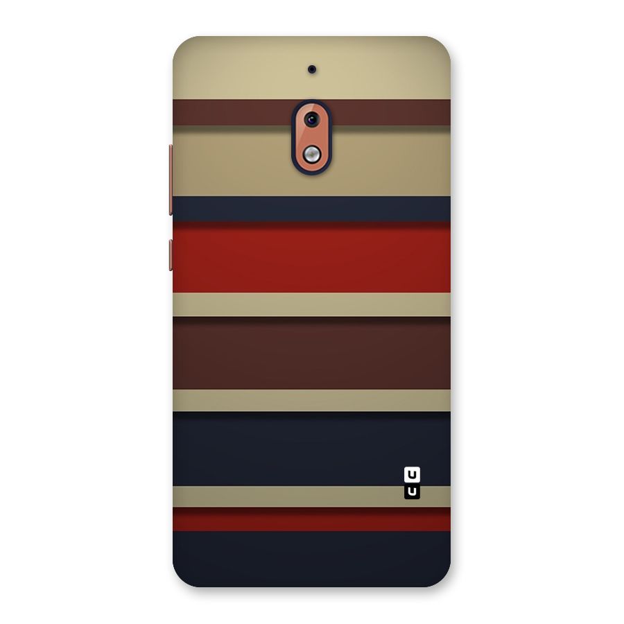 Elegant Stripes Pattern Back Case for Nokia 2.1