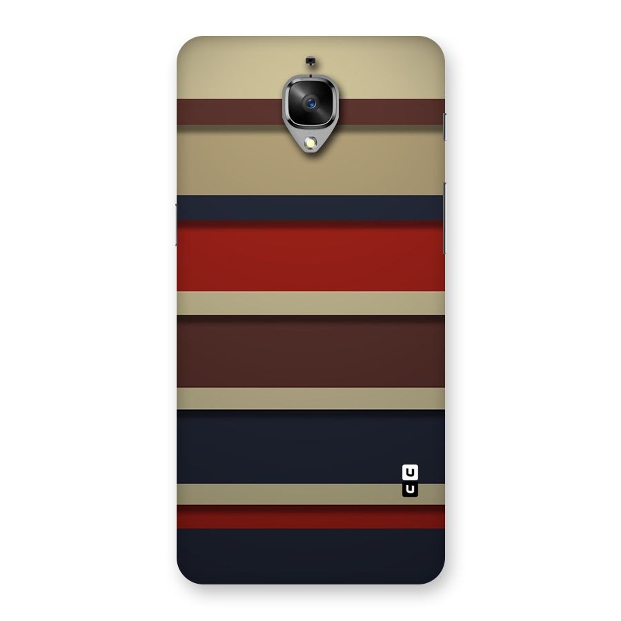 Elegant Stripes Pattern Back Case for OnePlus 3