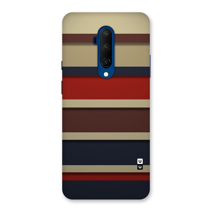 Elegant Stripes Pattern Back Case for OnePlus 7T Pro