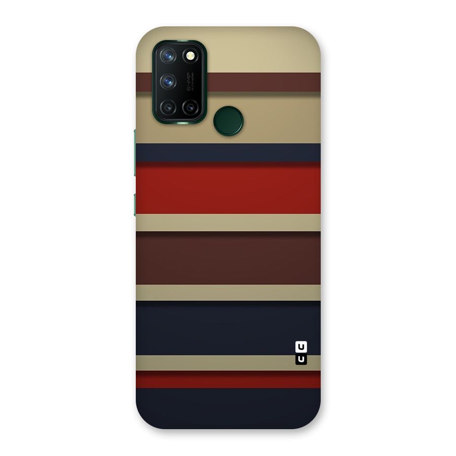 Elegant Stripes Pattern Back Case for Realme 7i