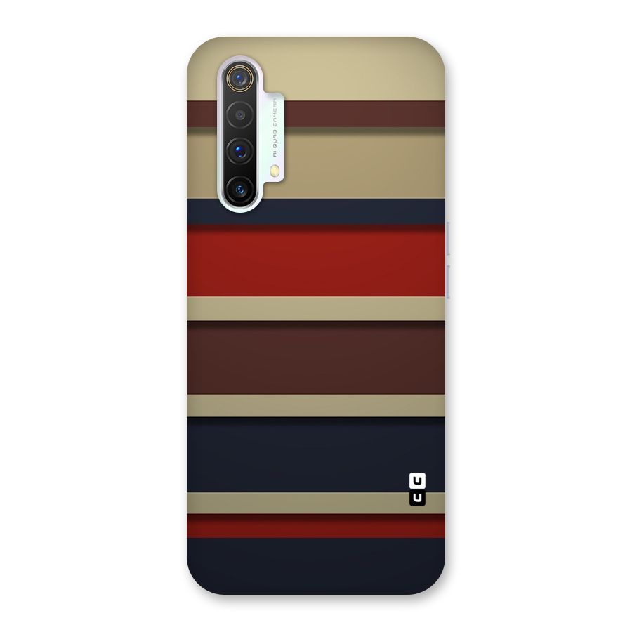 Elegant Stripes Pattern Back Case for Realme X3