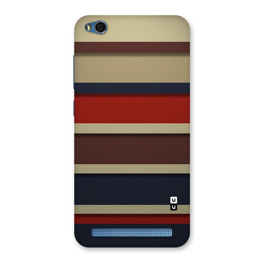 Elegant Stripes Pattern Back Case for Redmi 5A