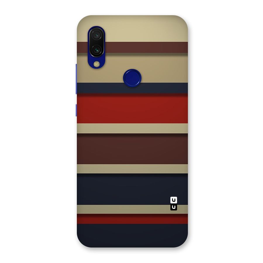 Elegant Stripes Pattern Back Case for Redmi 7