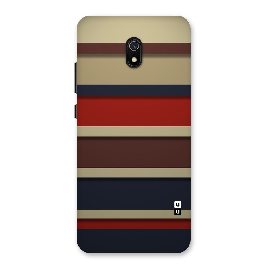 Elegant Stripes Pattern Back Case for Redmi 8A