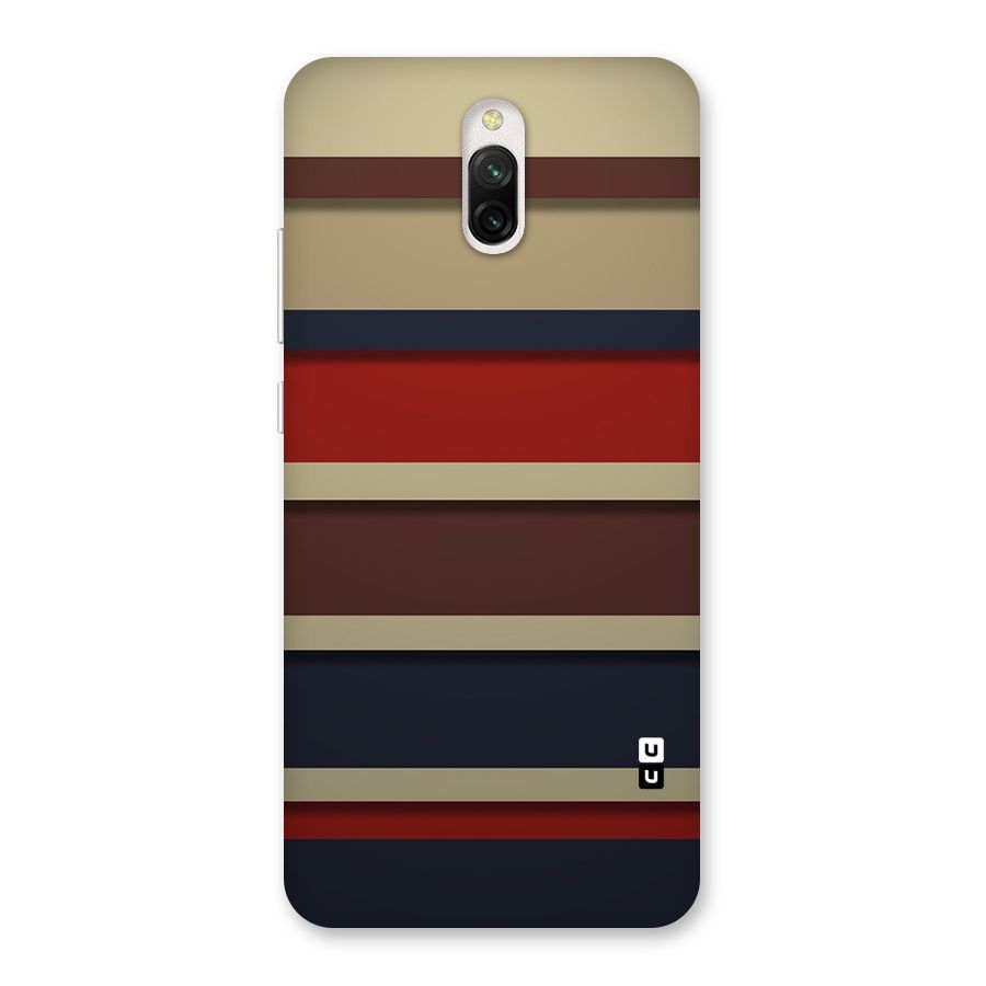 Elegant Stripes Pattern Back Case for Redmi 8A Dual