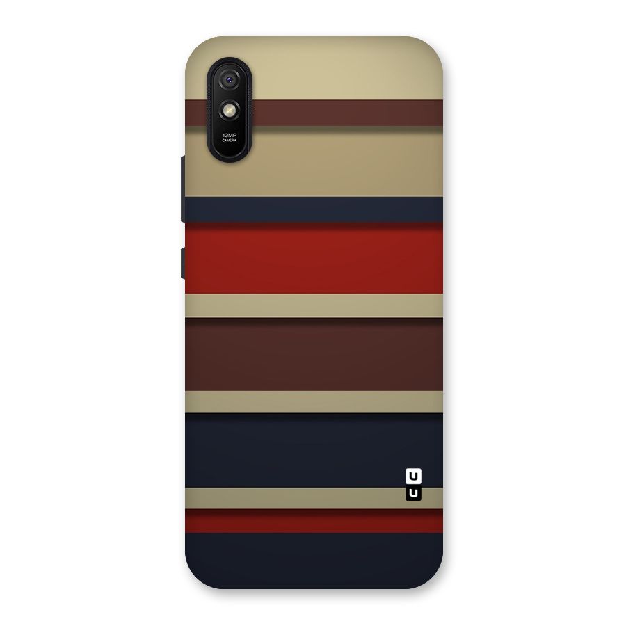 Elegant Stripes Pattern Back Case for Redmi 9A