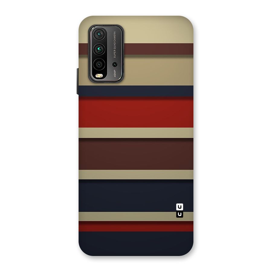 Elegant Stripes Pattern Back Case for Redmi 9 Power