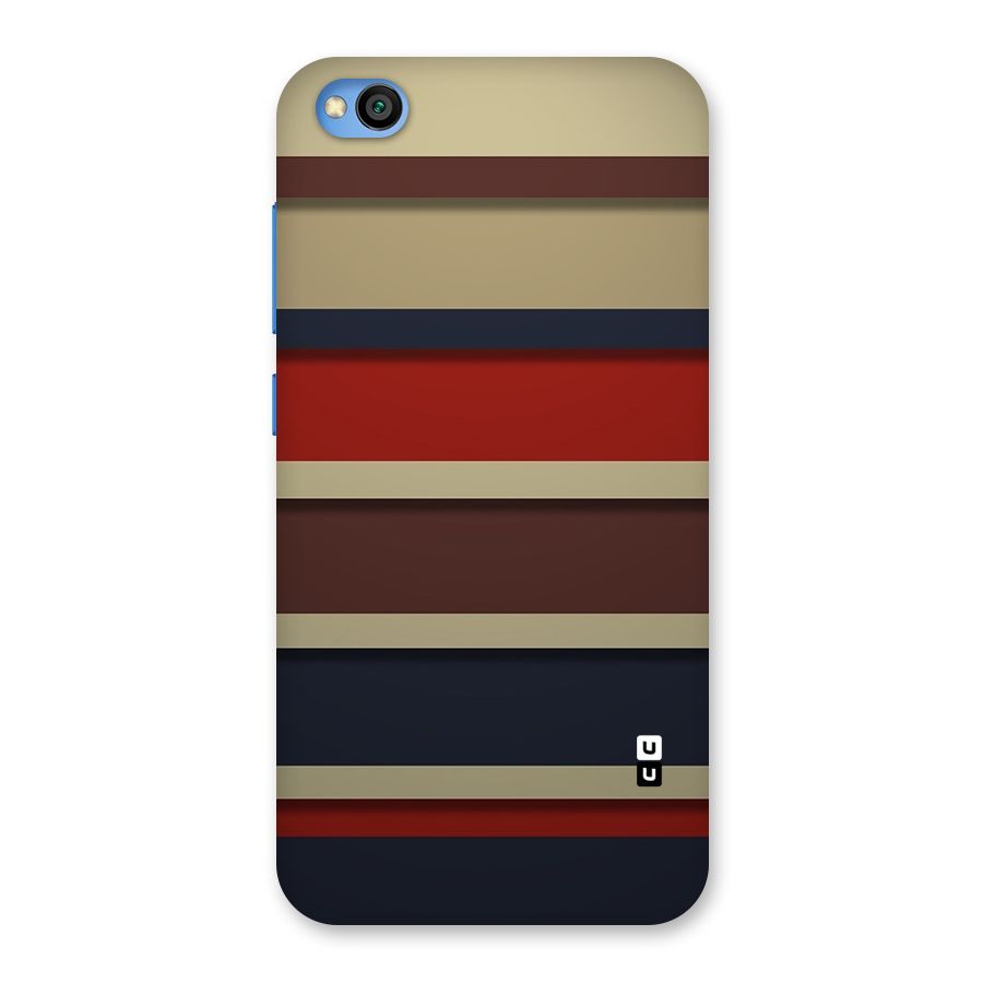 Elegant Stripes Pattern Back Case for Redmi Go
