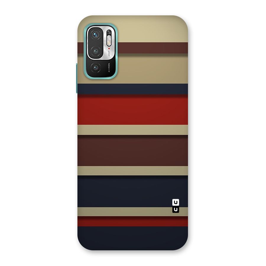 Elegant Stripes Pattern Back Case for Redmi Note 10T 5G