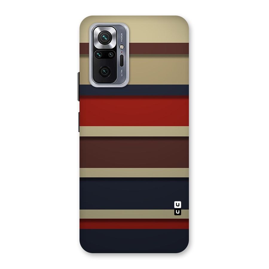 Elegant Stripes Pattern Back Case for Redmi Note 10 Pro