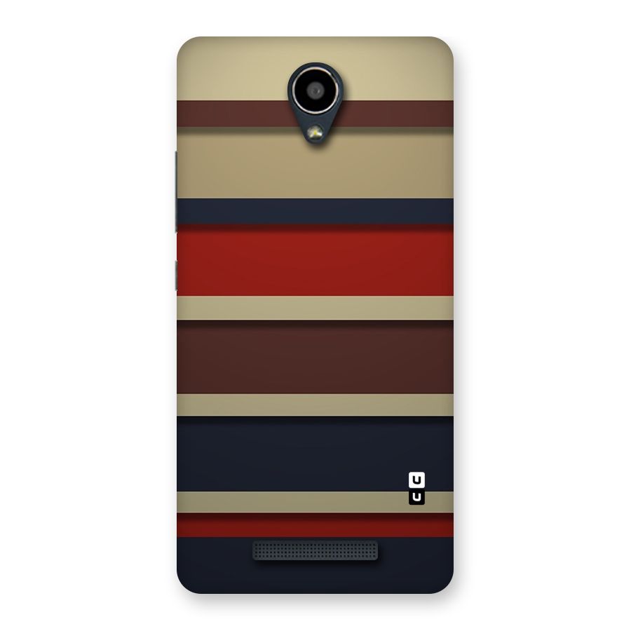 Elegant Stripes Pattern Back Case for Redmi Note 2