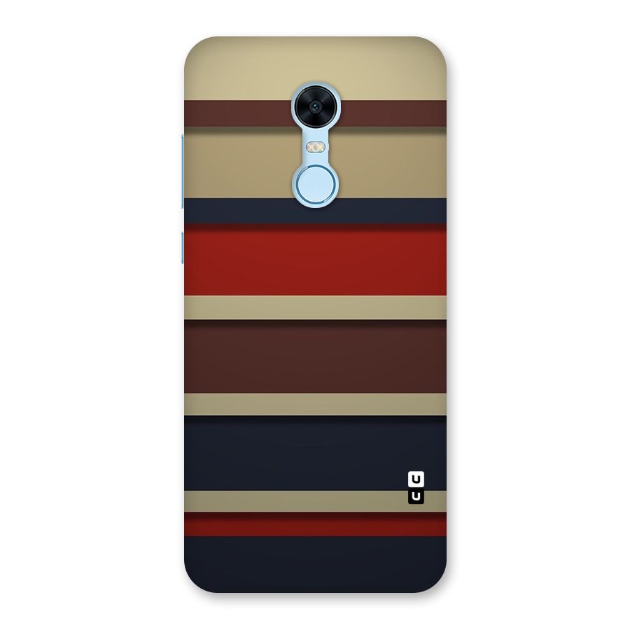 Elegant Stripes Pattern Back Case for Redmi Note 5
