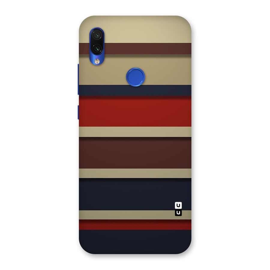 Elegant Stripes Pattern Back Case for Redmi Note 7S
