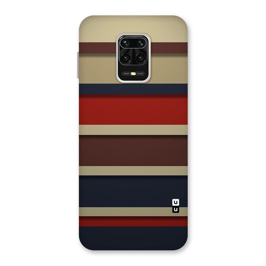 Elegant Stripes Pattern Back Case for Redmi Note 9 Pro Max