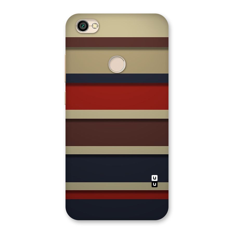 Elegant Stripes Pattern Back Case for Redmi Y1 2017