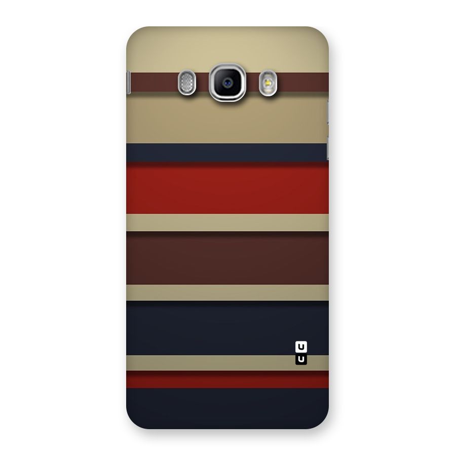 Elegant Stripes Pattern Back Case for Samsung Galaxy J5 2016