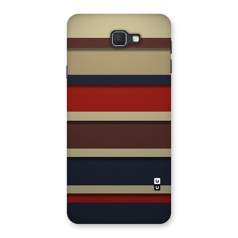 Elegant Stripes Pattern Back Case for Samsung Galaxy J7 Prime