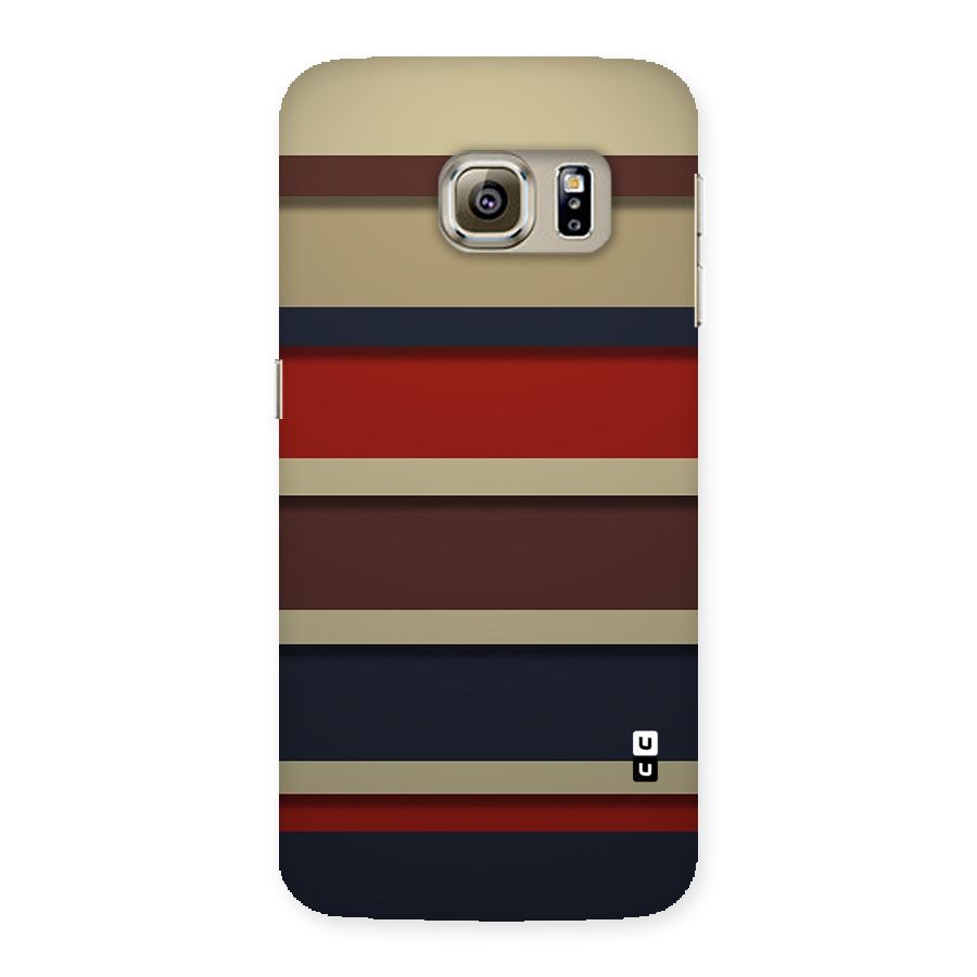Elegant Stripes Pattern Back Case for Samsung Galaxy S6 Edge