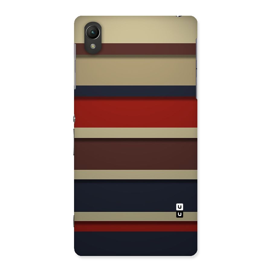 Elegant Stripes Pattern Back Case for Sony Xperia Z2