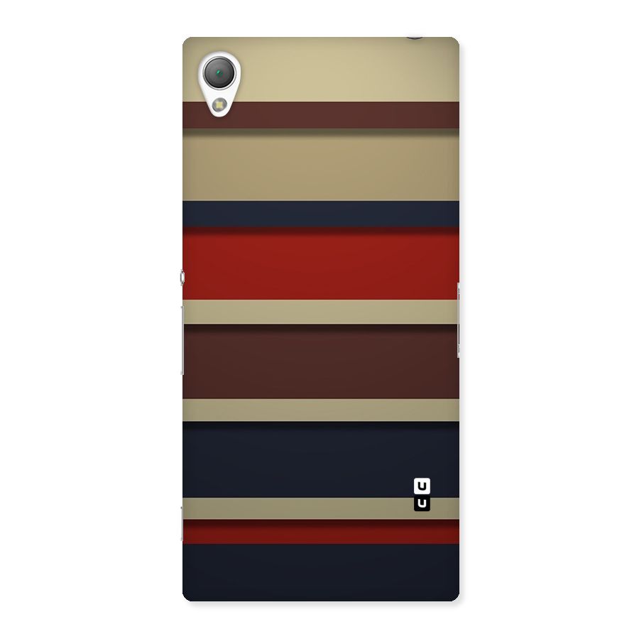 Elegant Stripes Pattern Back Case for Sony Xperia Z3