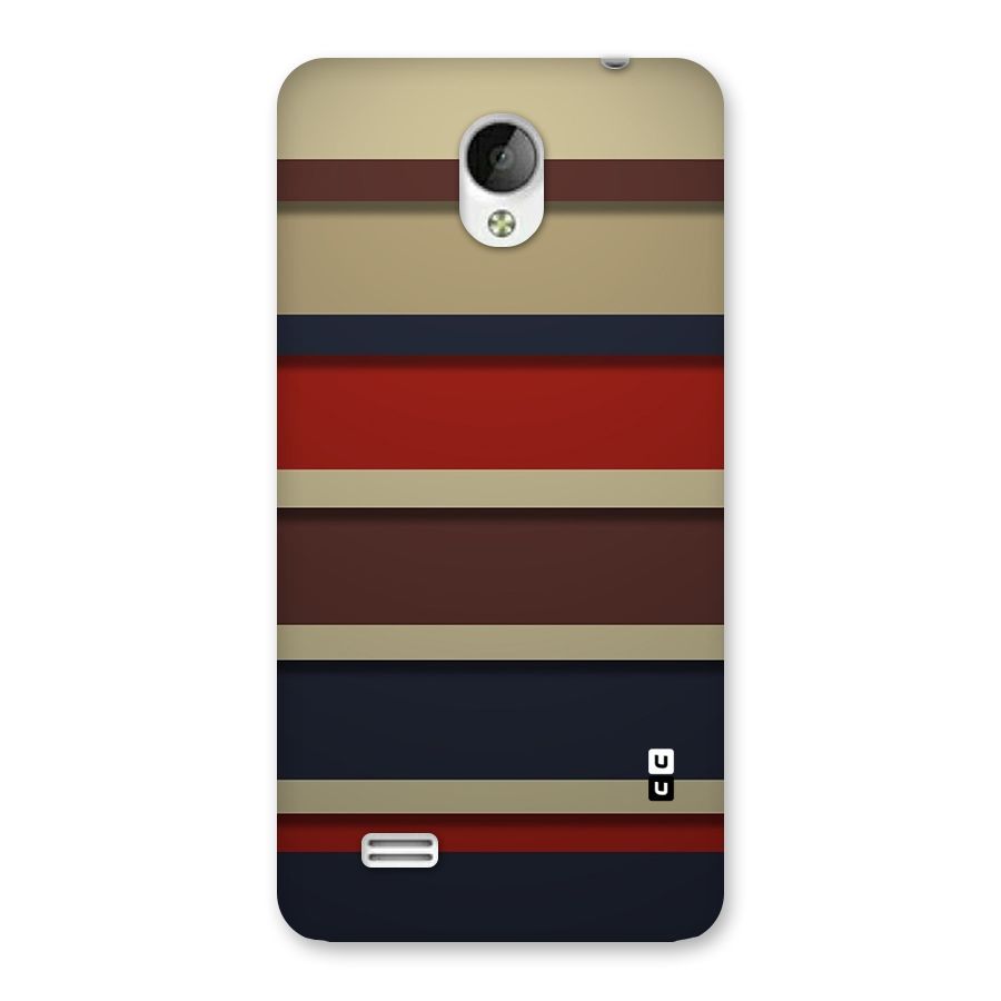 Elegant Stripes Pattern Back Case for Vivo Y21