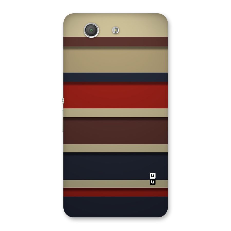 Elegant Stripes Pattern Back Case for Xperia Z3 Compact