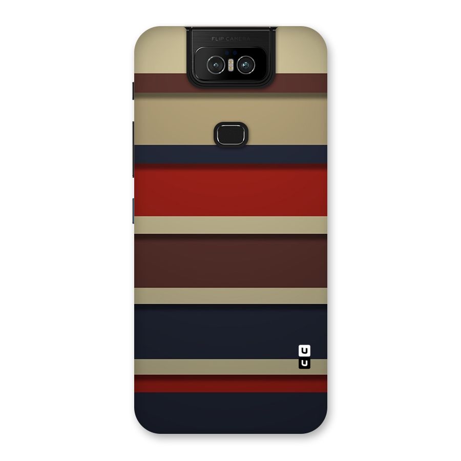 Elegant Stripes Pattern Back Case for Zenfone 6z