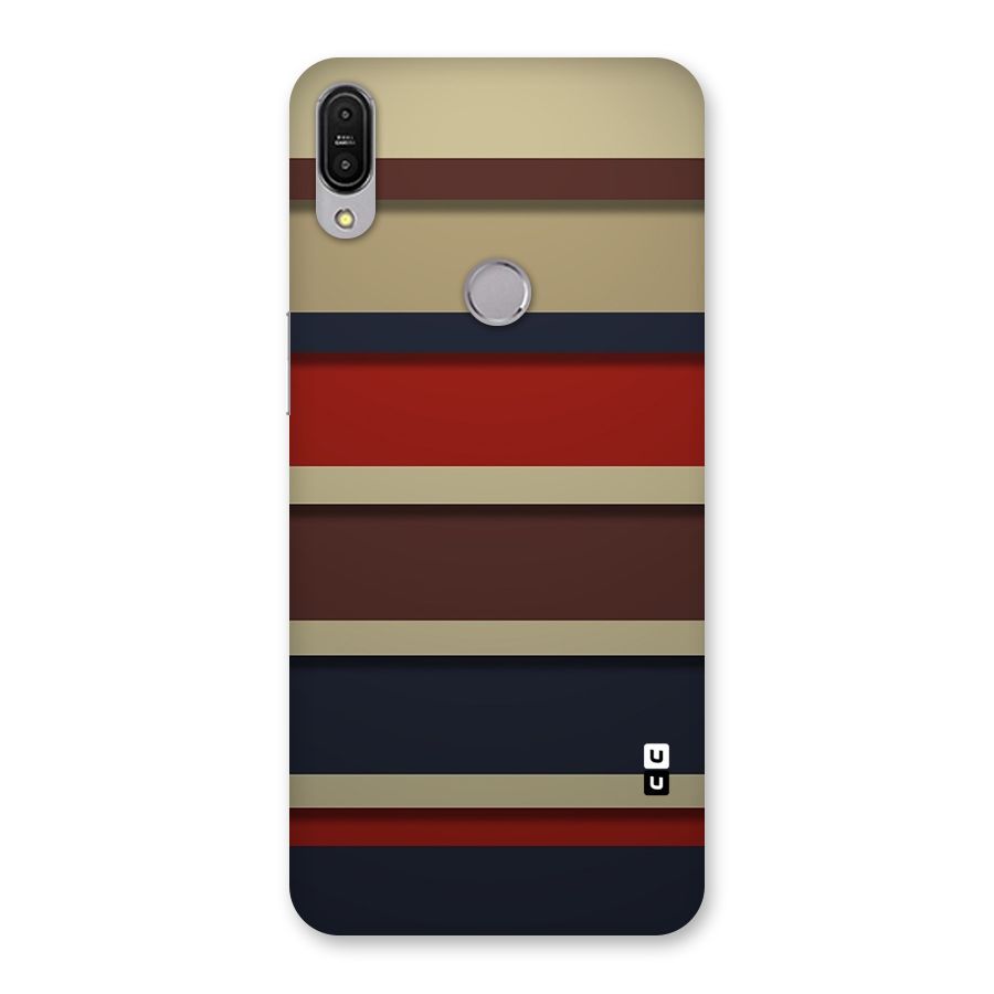 Elegant Stripes Pattern Back Case for Zenfone Max Pro M1